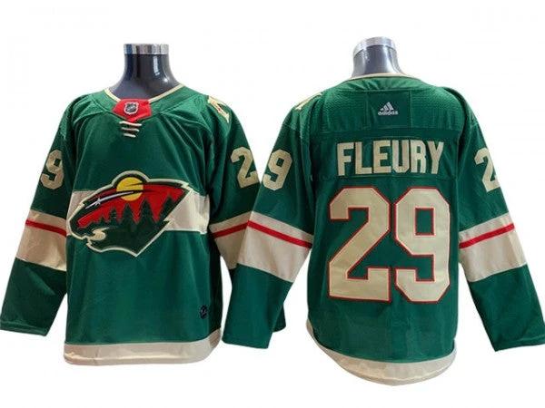 Minnesota Wild #29 Marc-Andre Fleury Green Home Jersey by Hockey David