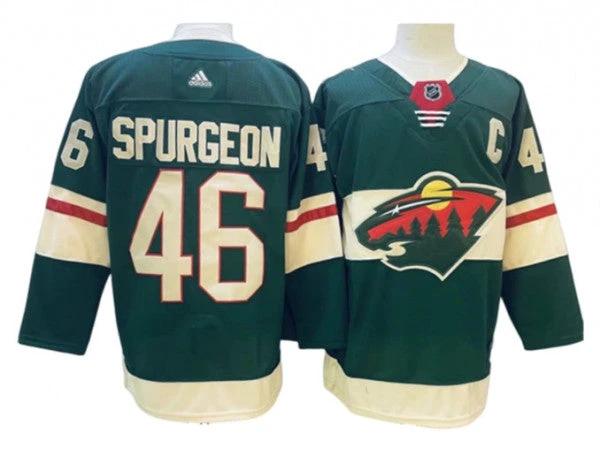 Minnesota Wild #46 Jared Spurgeon Green Home Jersey by Hockey David