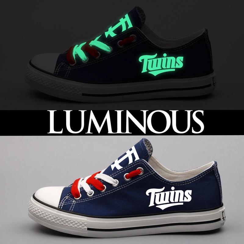 Minnesota Twins Limited Print Low Top Canvas Shoes Sport Sneakers For Men Women Fans by Crocs