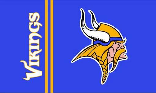 Minnesota Vikings Flag-3x5FT NFL Minnesota Vikings Banner-100% polyester-super bowl by flagsshop
