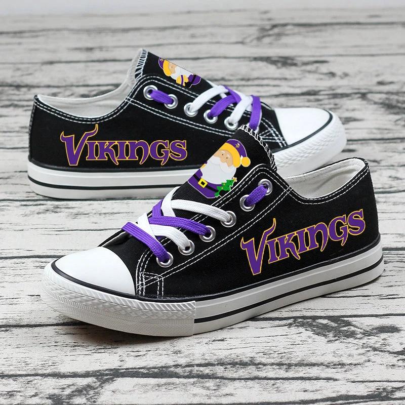 Minnesota Vikings Low Top Canvas Sport Sneakers Shoes For Men Women Fans by Crocs