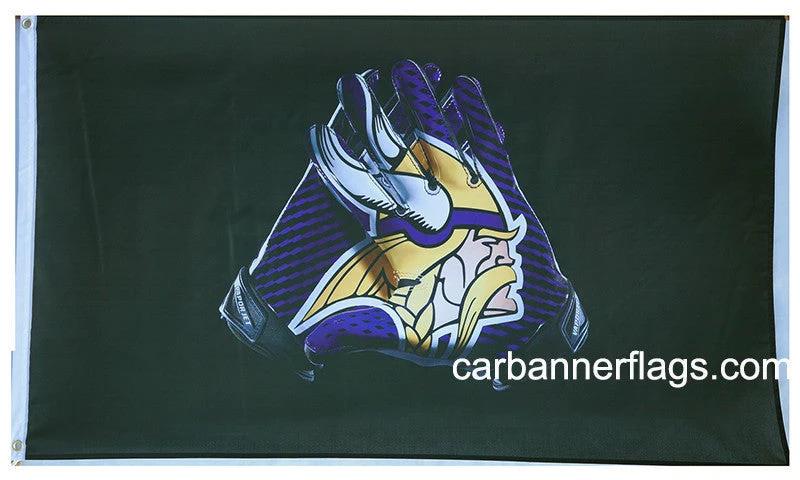 Minnesota Vikings Flag-3x5FT NFL Minnesota Vikings Banner-100% polyester-super bowl by flagsshop
