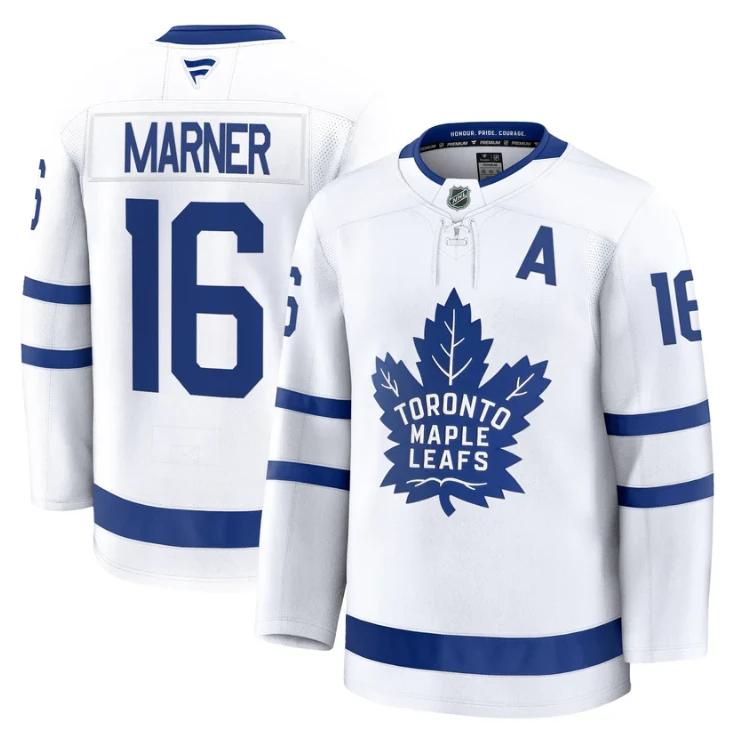 Mitch Marner Jersey #16 Toronto Maple Leafs Timeless Stitched by Hockey David