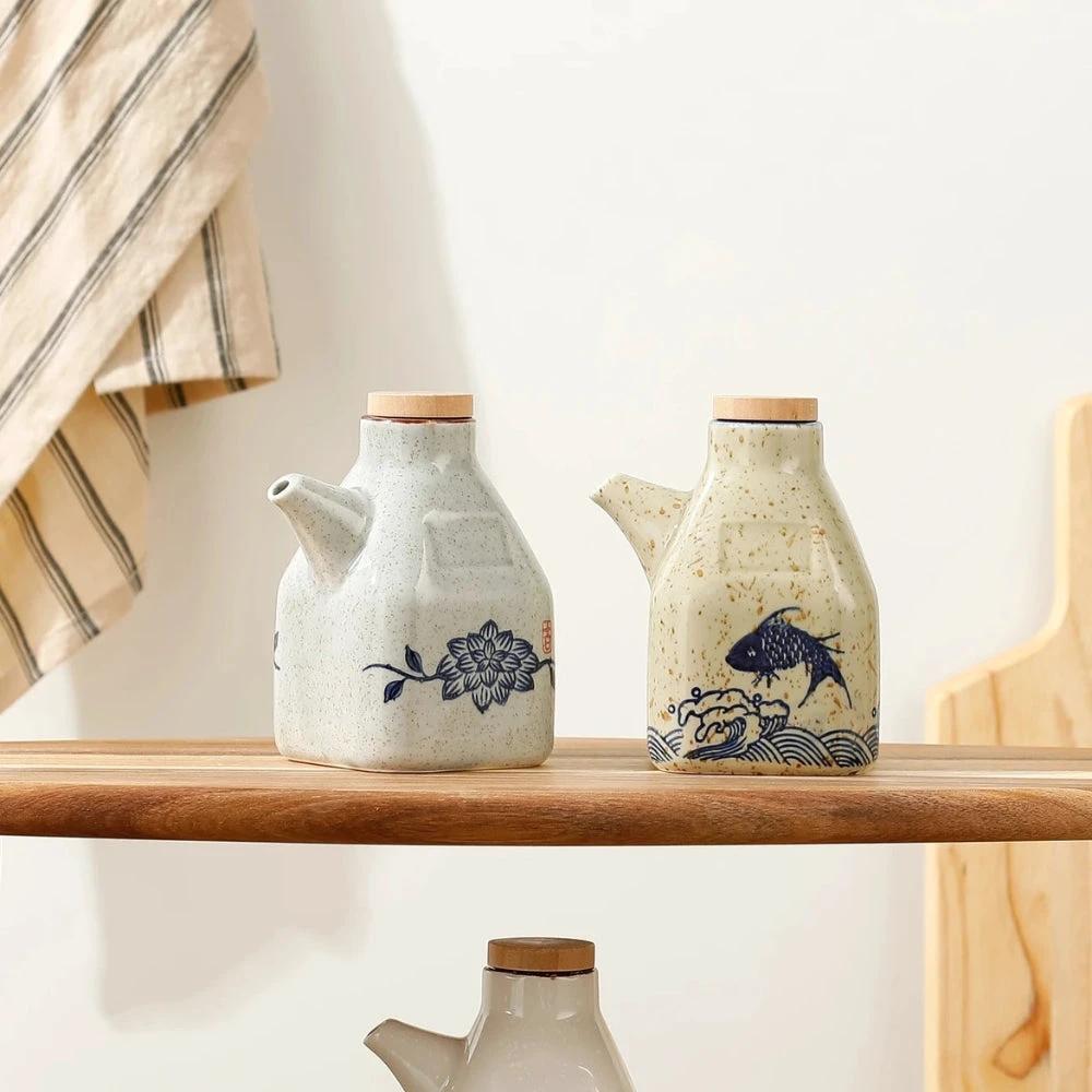 Mizuno Ceramic Oil and Sauce Dispenser by Casa & Beyond