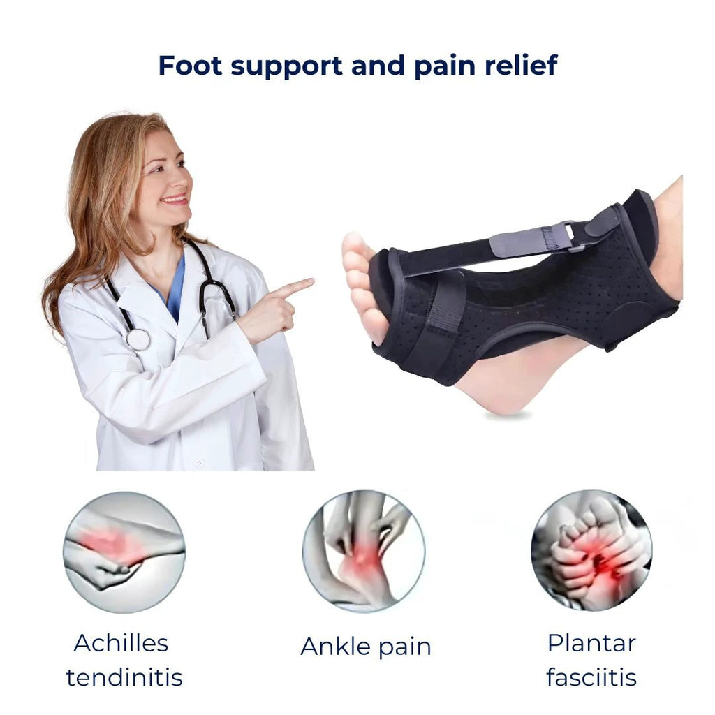 MobilityBoost Adjustable Drop Foot Brace for Ankle-Foot Orthosis | Improved Stability - Comfort Custom Fit for Independence Bowlift by Bowlift