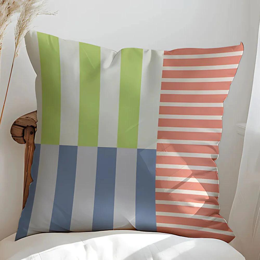 Mod Blocks Striped Cushion Cover by Casa & Beyond