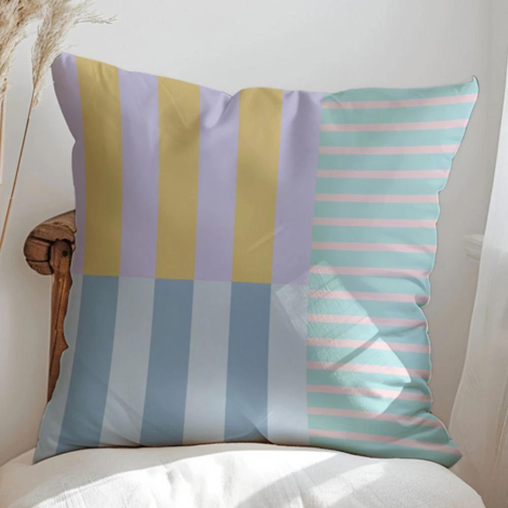 Mod Blocks Striped Cushion Cover by Casa & Beyond