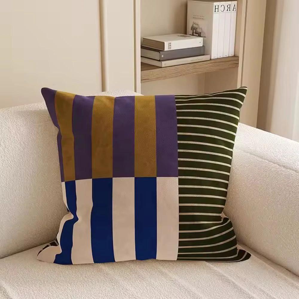 Mod Blocks Striped Cushion Cover by Casa & Beyond