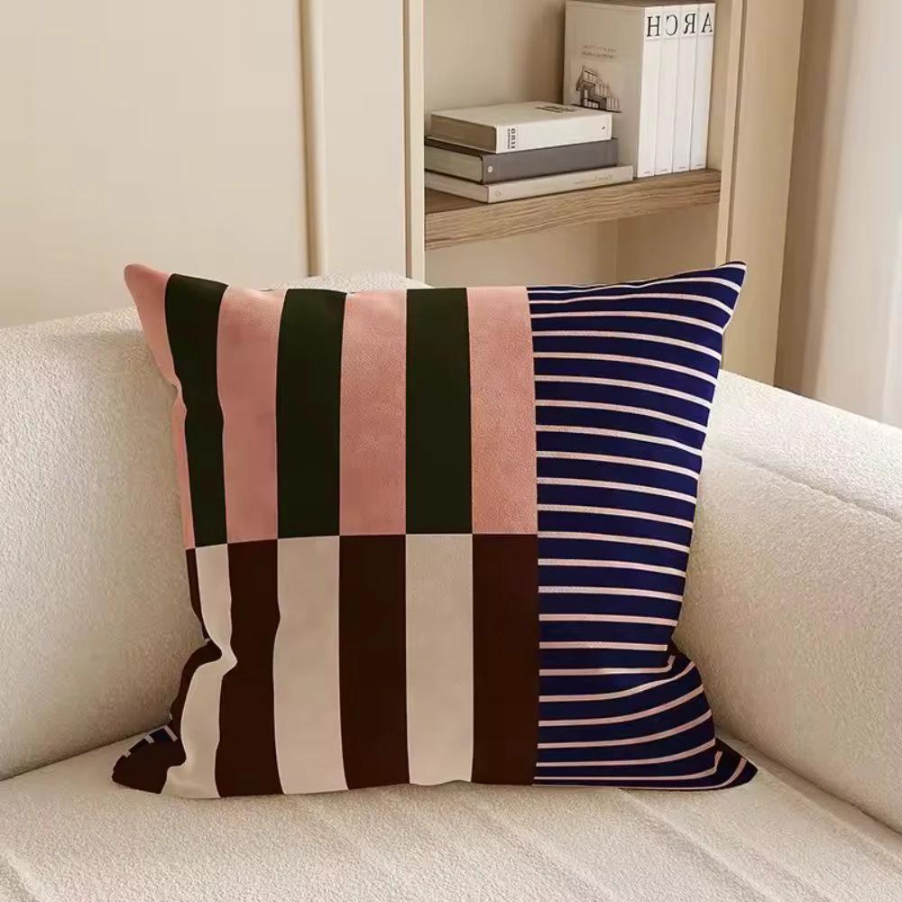 Mod Blocks Striped Cushion Cover by Casa & Beyond