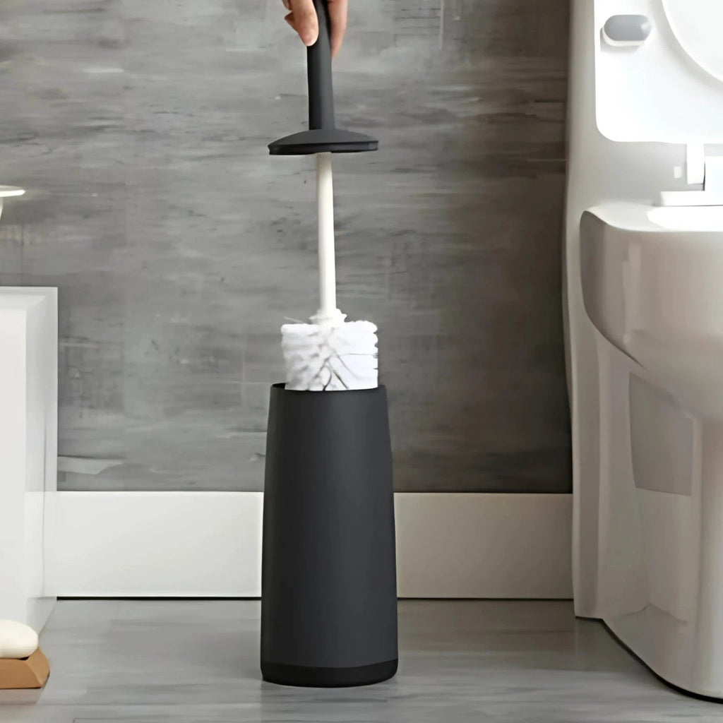 Modern Bathroom Toilet Brush Scrubber Cleaner by Casa & Beyond