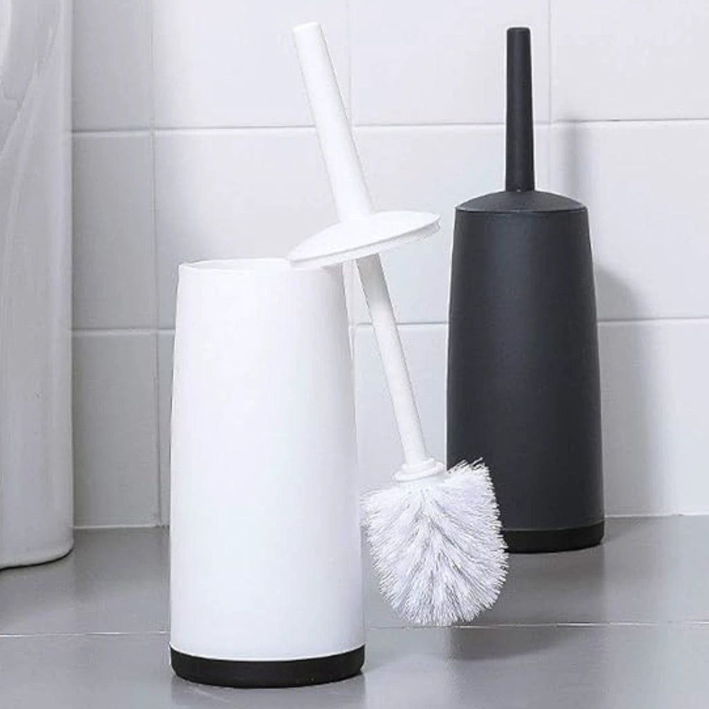 Modern Bathroom Toilet Brush Scrubber Cleaner by Casa & Beyond