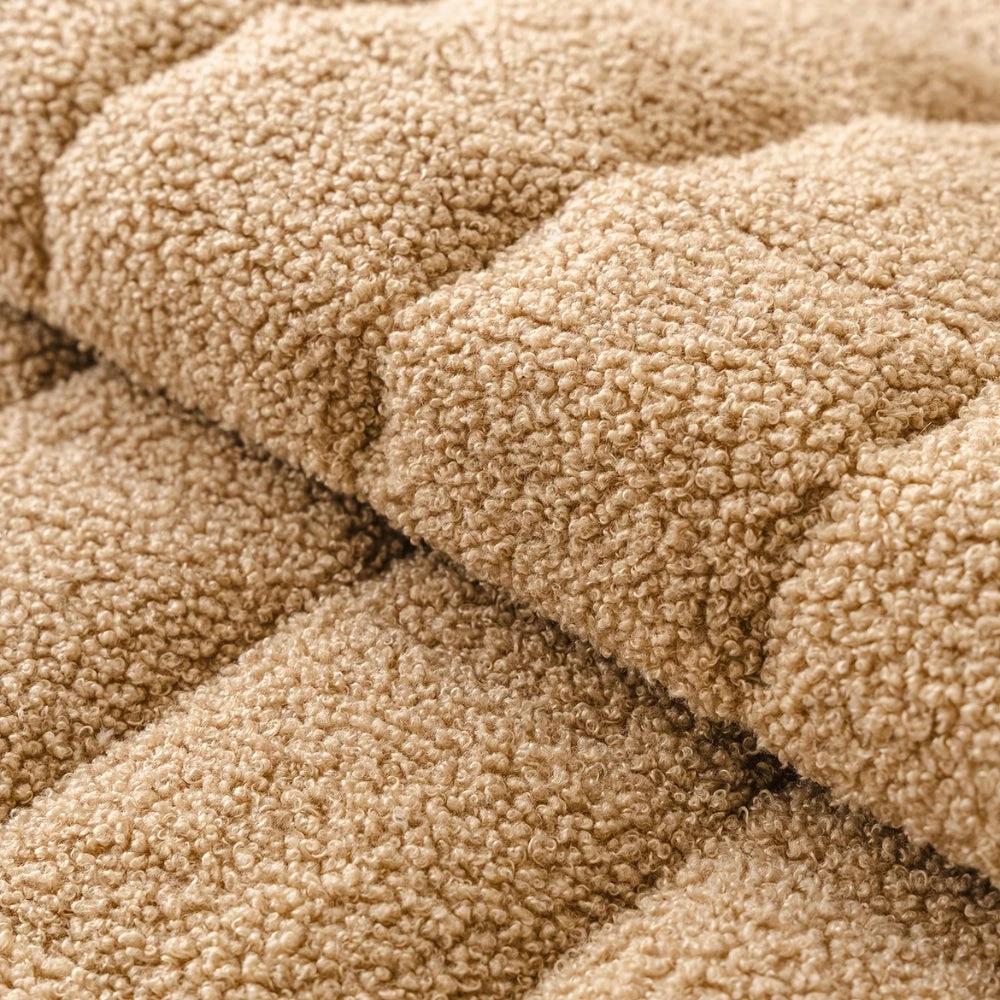 Modern Square Boucle Anti-Slip Couch Cover by Casa & Beyond