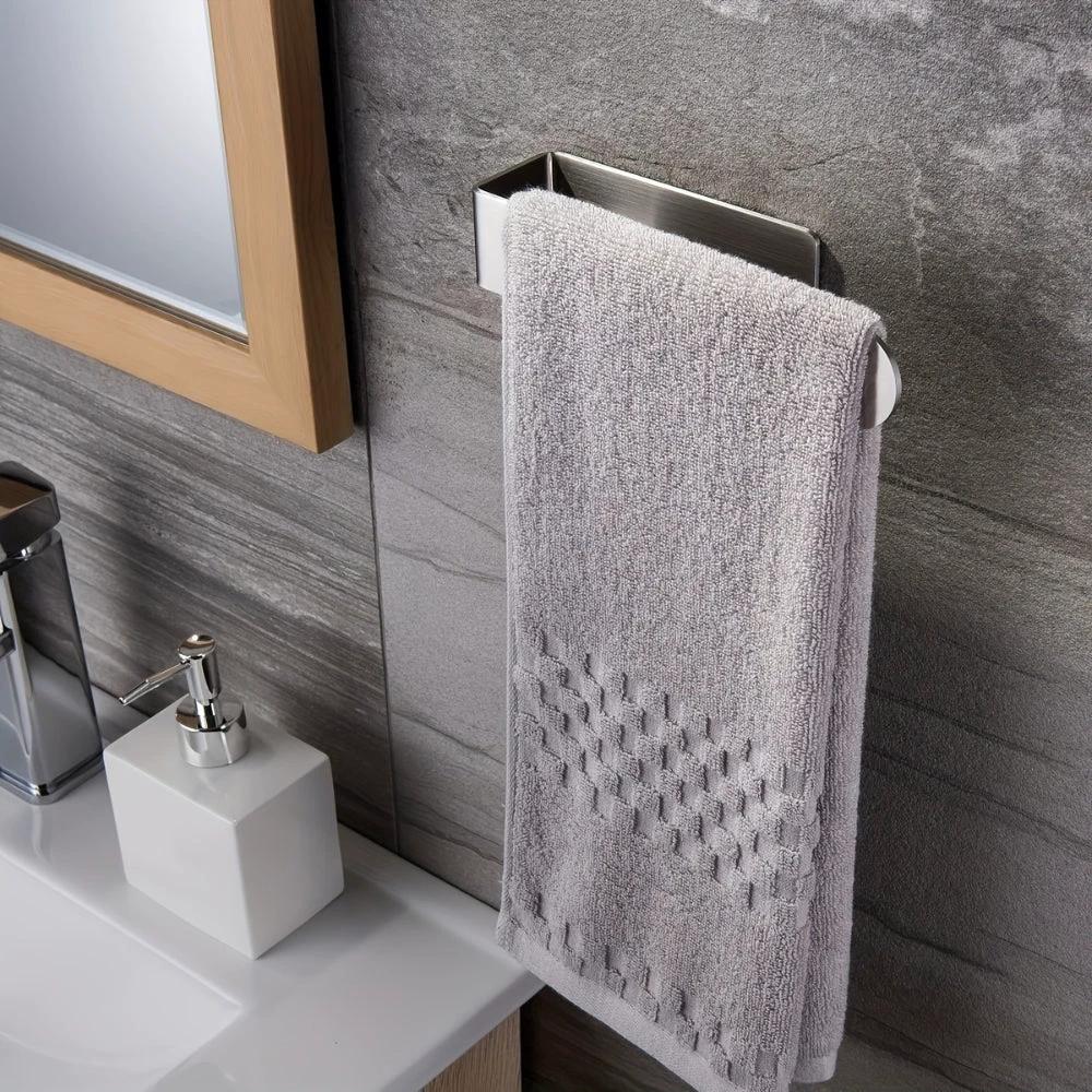 Modern Stainless Steel Wall Mounted Towel Rack by Casa & Beyond