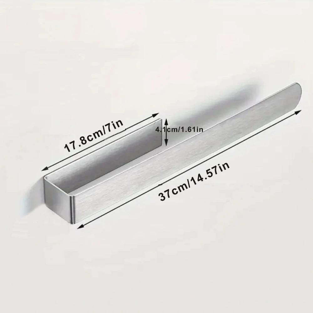 Modern Stainless Steel Wall Mounted Towel Rack by Casa & Beyond