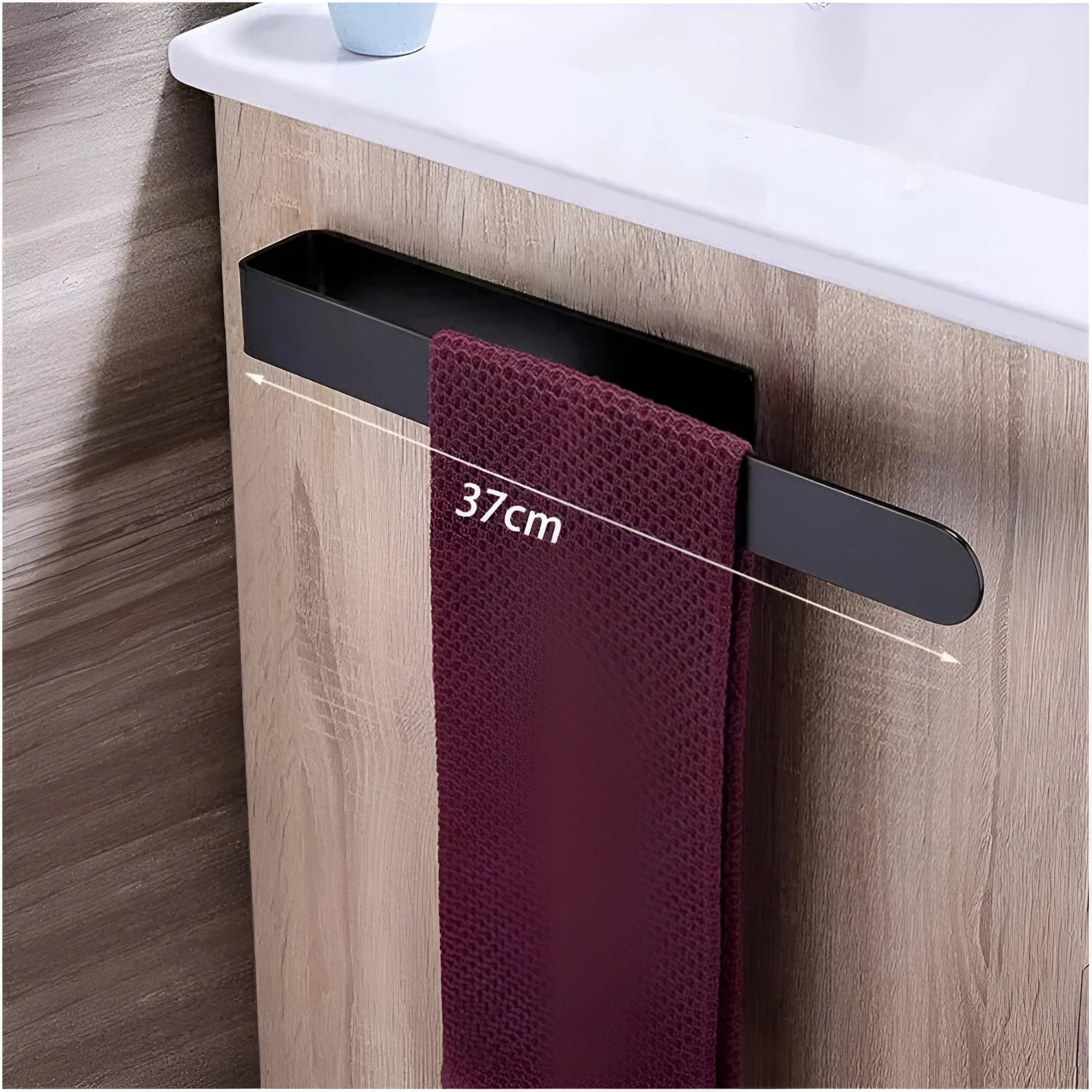 Modern Stainless Steel Wall Mounted Towel Rack by Casa & Beyond