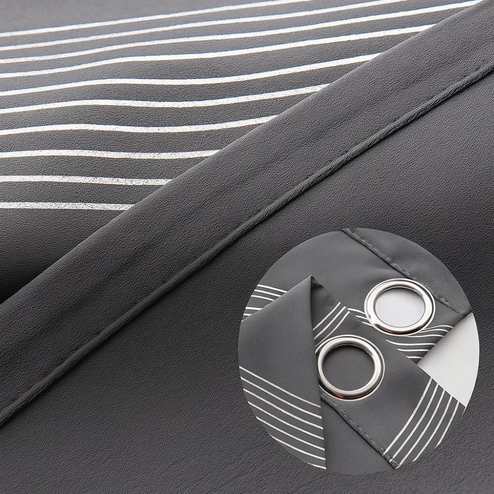 Modern Wave Pattern Blackout Curtain by Casa & Beyond