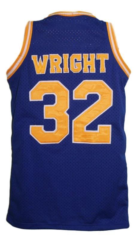 Monica Wright Jersey #32 Crenshaw Love And Basketball Blue by My store basketball