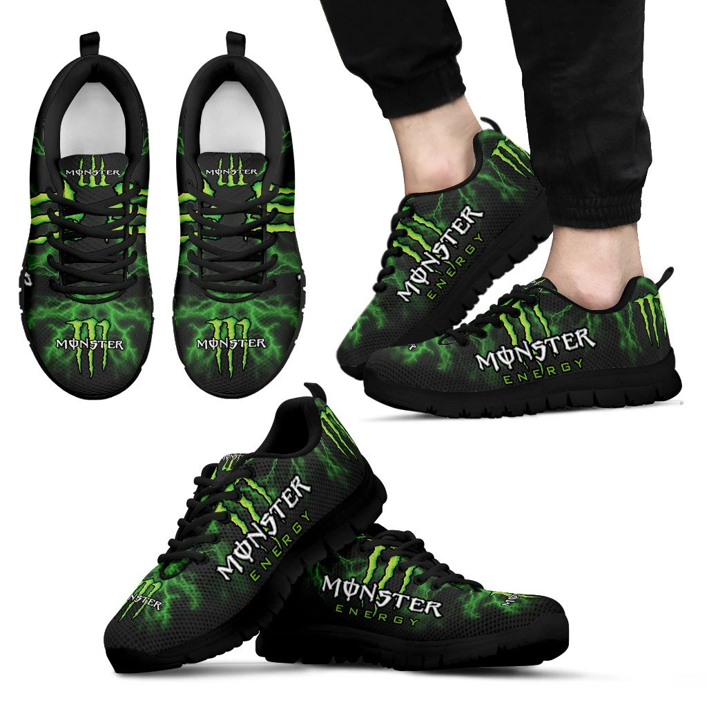Monster Energy Canvas Limited Sneaker Shoes For Men Women Fans by Crocs