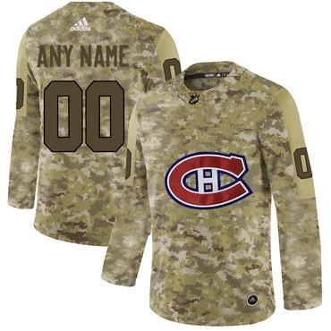 Montreal Canadiens Camo Customized Jersey by Hockey David