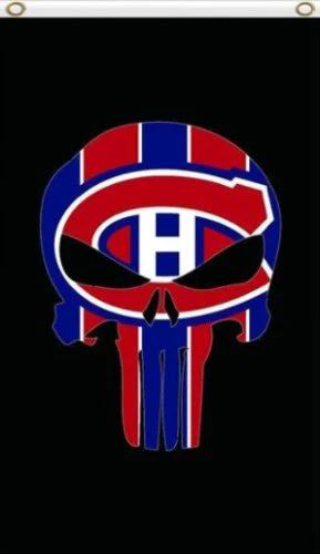 Montreal Canadiens Custom Vertical Flag 3X5Ft Polyester Digital Print Banner USA by flagsjustdoit