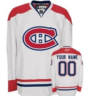 Montreal Canadiens Customized White Jersey by Hockey David