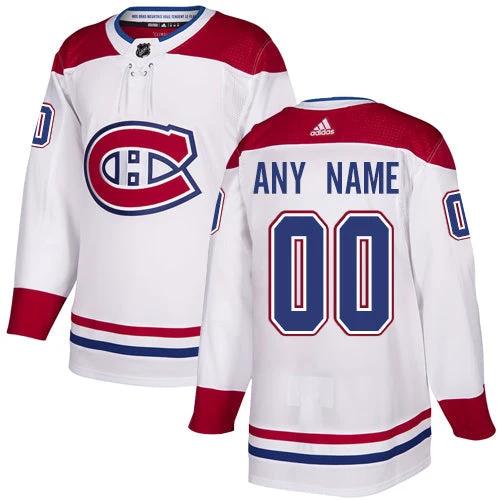 Montreal Canadiens NHL White Customized Jersey by Hockey David