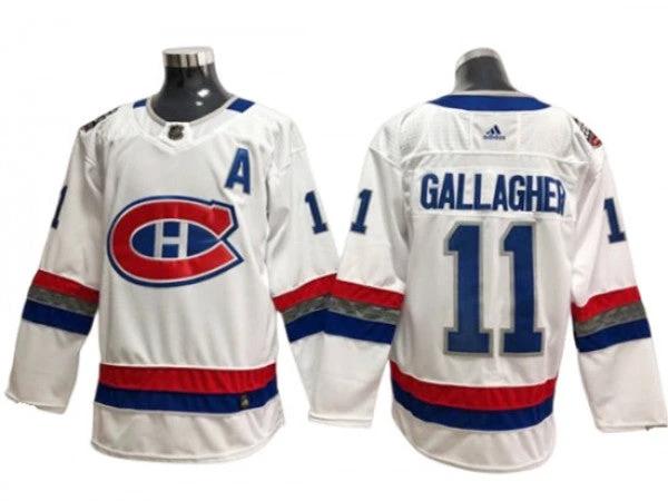 Montreal Canadiens #11 Brendan Gallagher White 100TH Classic Jersey by Hockey David