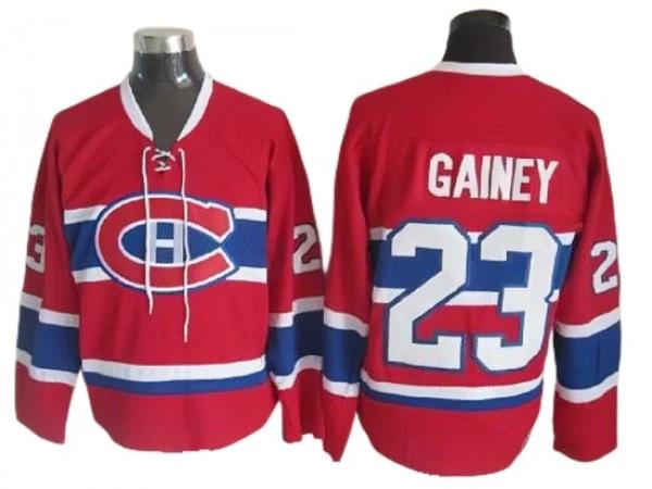 Montreal Canadiens #23 Bob Gainey Red Vintage CCM Jersey by Hockey David