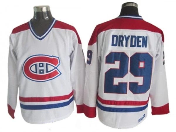 Montreal Canadiens #29 Ken Dryden Vintage CCM Jersey - White by Hockey David