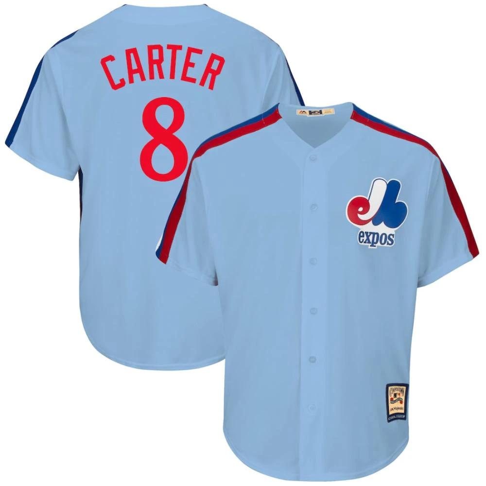 Montreal Expos Gary Carter Blue Throwback Jersey by My Store