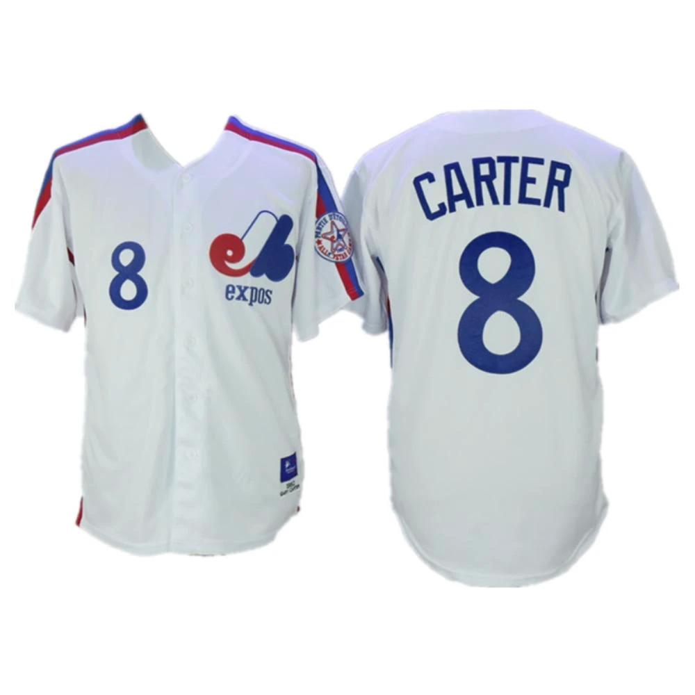 Montreal Expos Gary Carter White 1982 Cooperstown Throwback Jersey by My Store