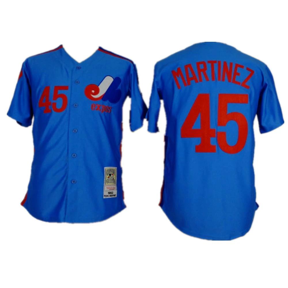Montreal Expos Pedro Martinez Royal Throwback Jersey by My Store