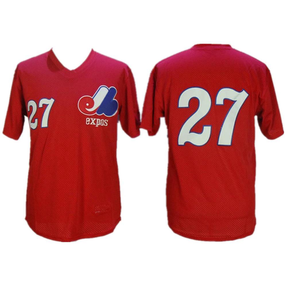 Montreal Expos Vladimir Guerrero Red Throwback Mesh Pullover Jersey by My Store