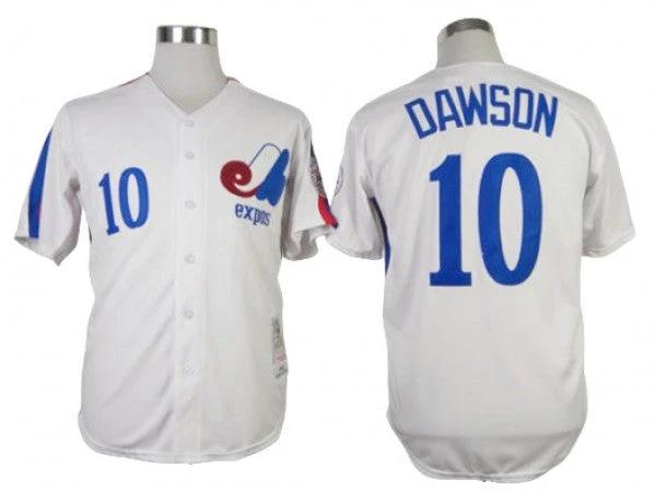 Montreal Expos #10 Andre Dawson White Throwback Jersey by My Store
