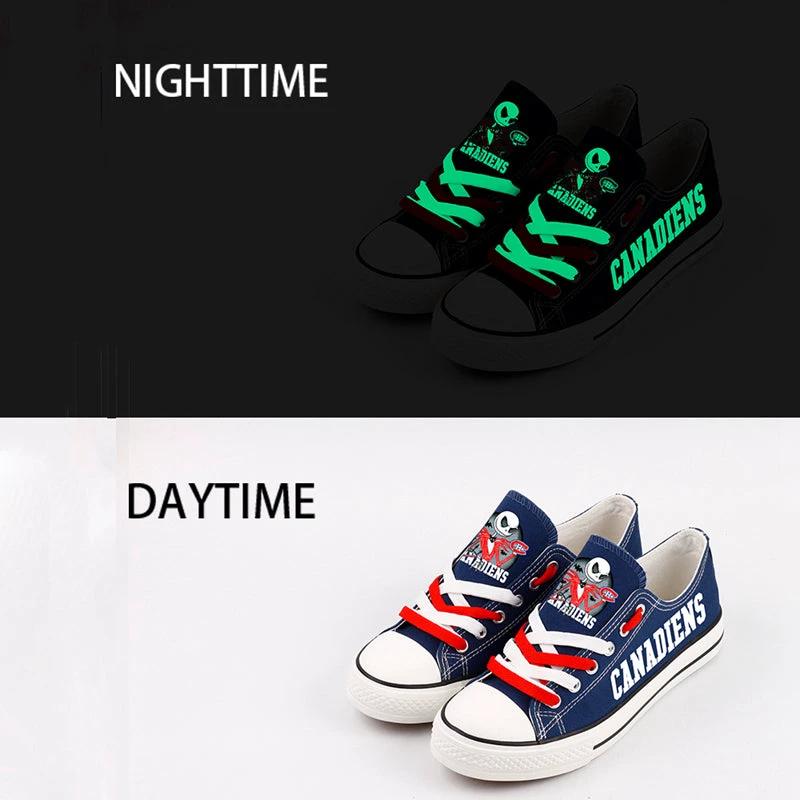 Montreal Canadiens Low Top Canvas Sport Sneakers Shoes For Men Women Fans by Crocs