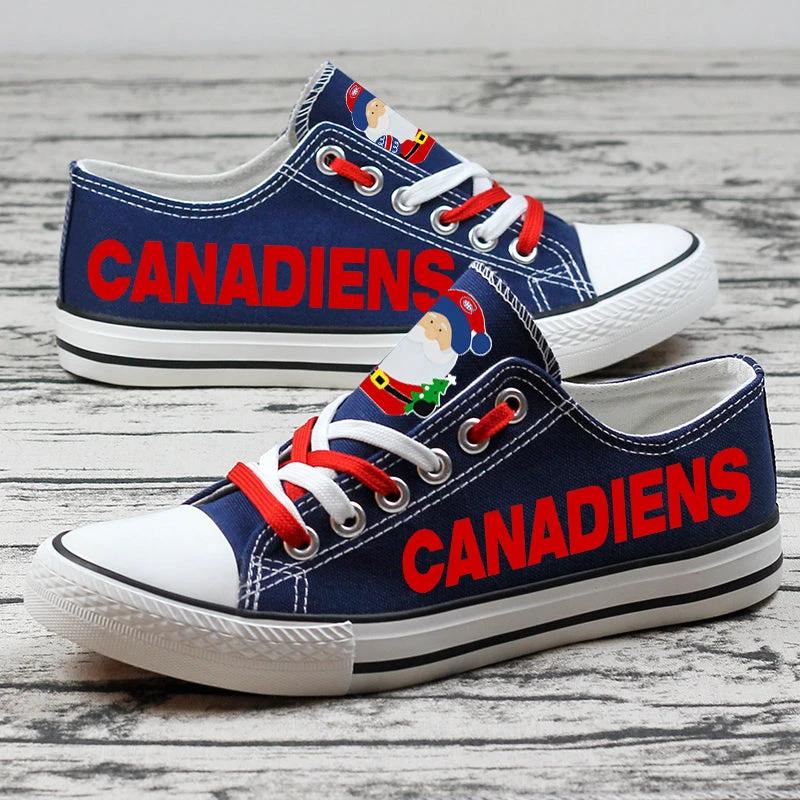 Montreal Canadiens Low Top Canvas Sport Sneakers Shoes For Men Women Fans by Crocs