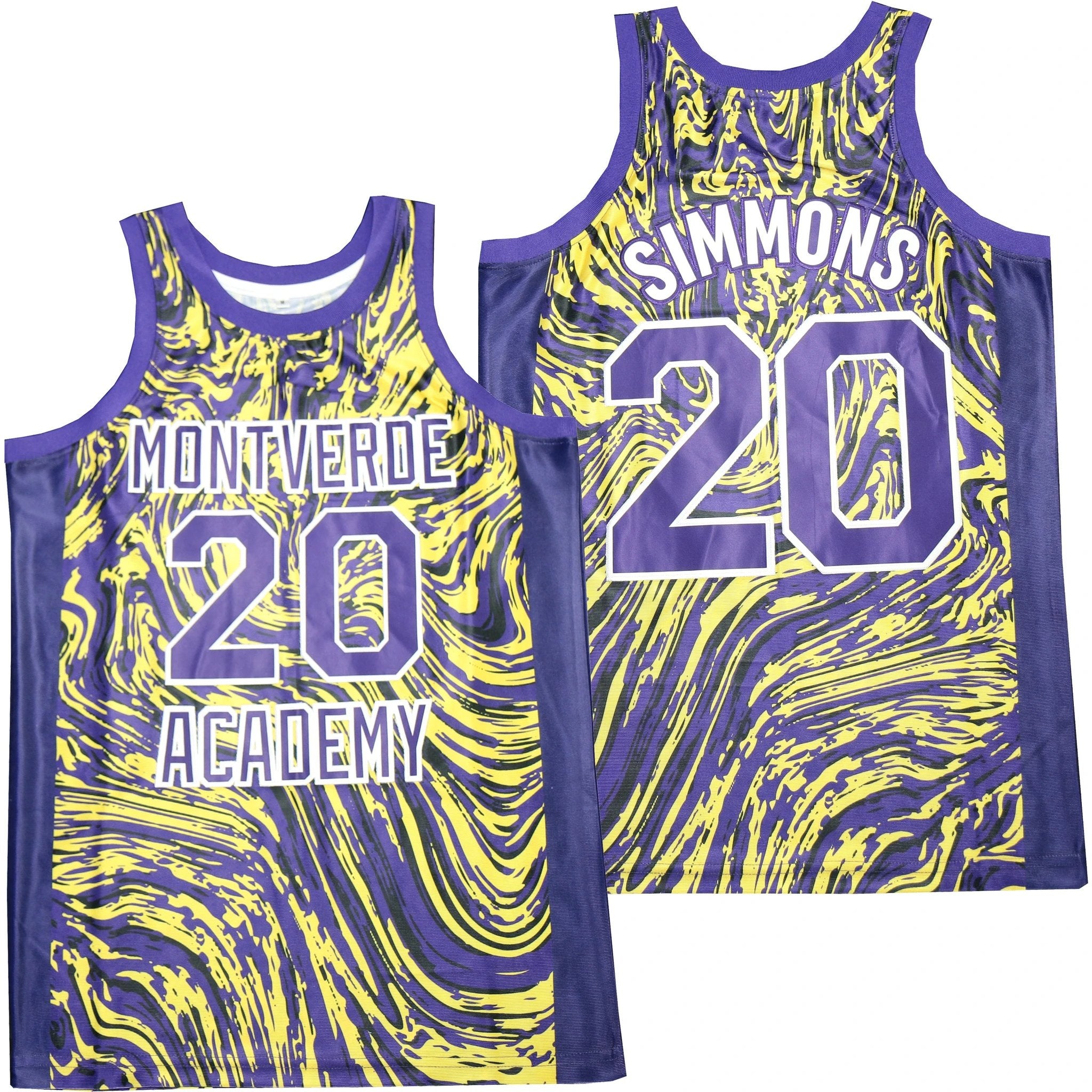 Montverde Academy #20 Ben Simmons Basketball Jersey by My store basketball