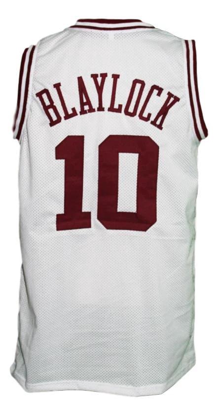 Mookie Blaylock Jersey #10 Custom College Basketball White by My store basketball