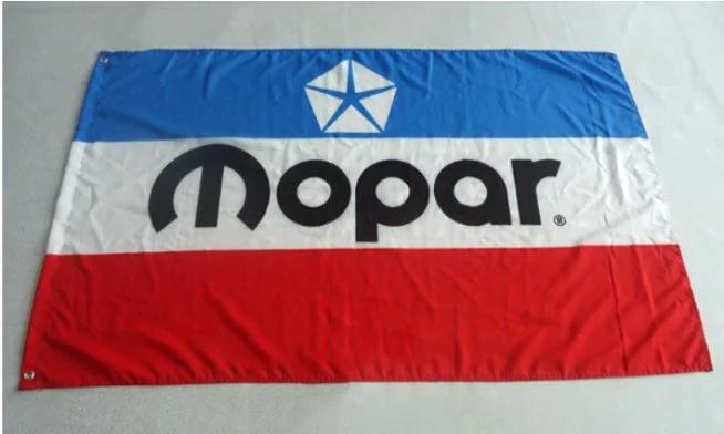 Mopa Racing Flag Blue White Red 3X5 Ft Polyester Banner USA 90x150cm by flagsjustdoit