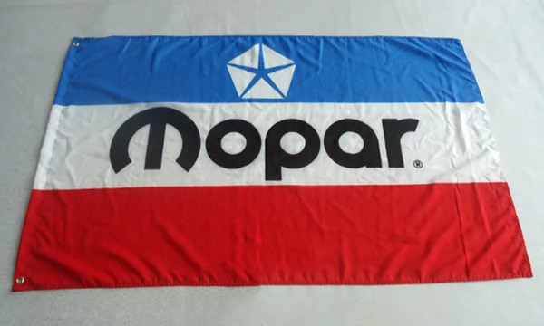 Mopar Flag-3x5ft Checkered Banner-Metal Grommets by flagsshop