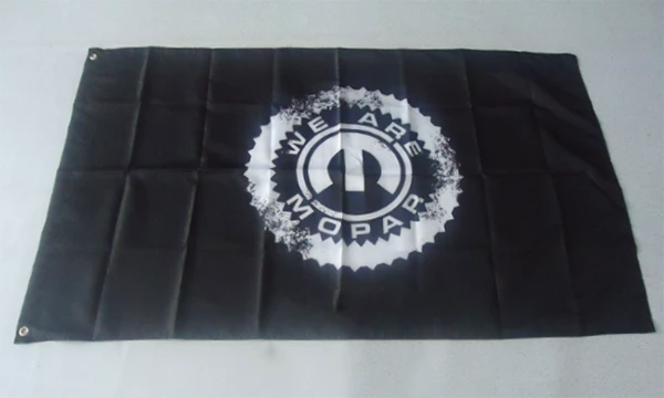 Mopar Flag-3x5ft Checkered Banner-Metal Grommets by flagsshop