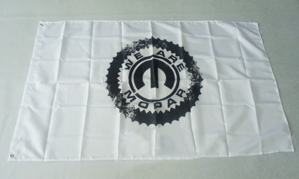 Mopar Flag-3x5ft Checkered Banner-Metal Grommets by flagsshop