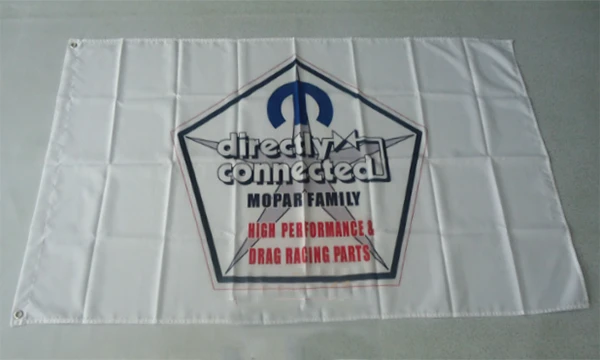 Mopar Flag-3x5ft Checkered Banner-Metal Grommets by flagsshop