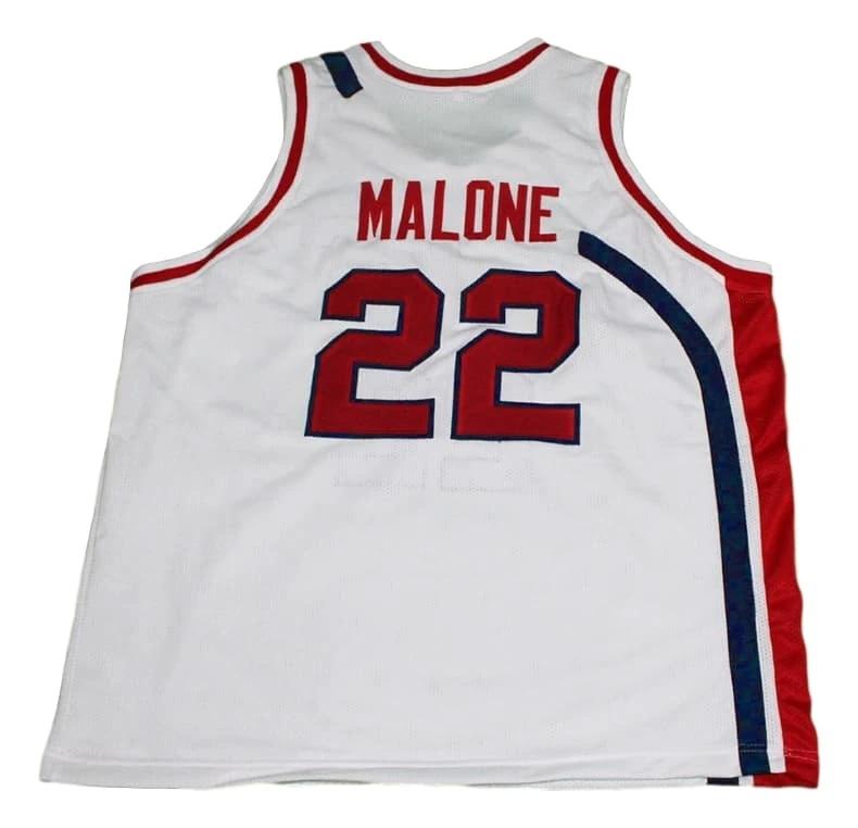 Moses Malone Jersey #22 Utah Stars Basketball White by My store basketball