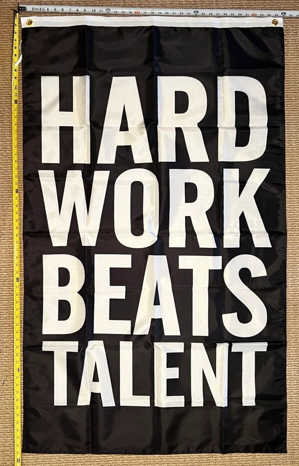 Motivation Flag 2 Gym Workout Hard Work Sign America Beer USA 3x5' 3 by flagsjustdoit