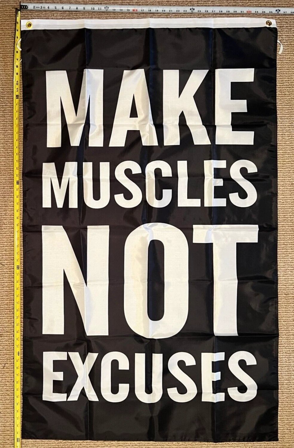 Motivation Flag Gym Workout Hard Work Sign America Beer USA 3x5' 5 by flagsjustdoit