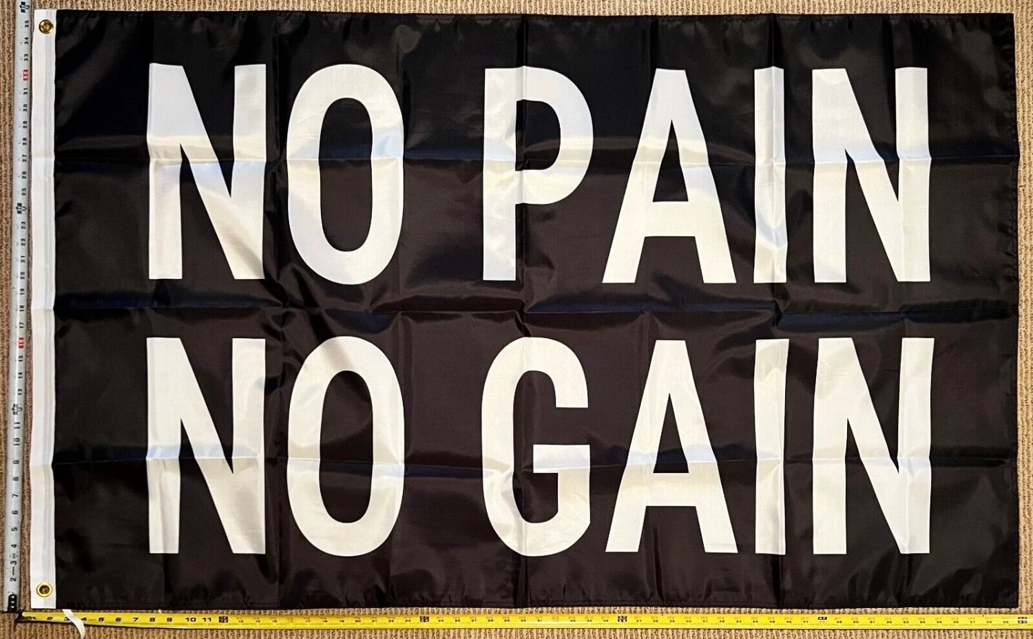 Motivation Flag Gym Workout Hard Work Sign America Beer USA 3x5' 9 by flagsjustdoit