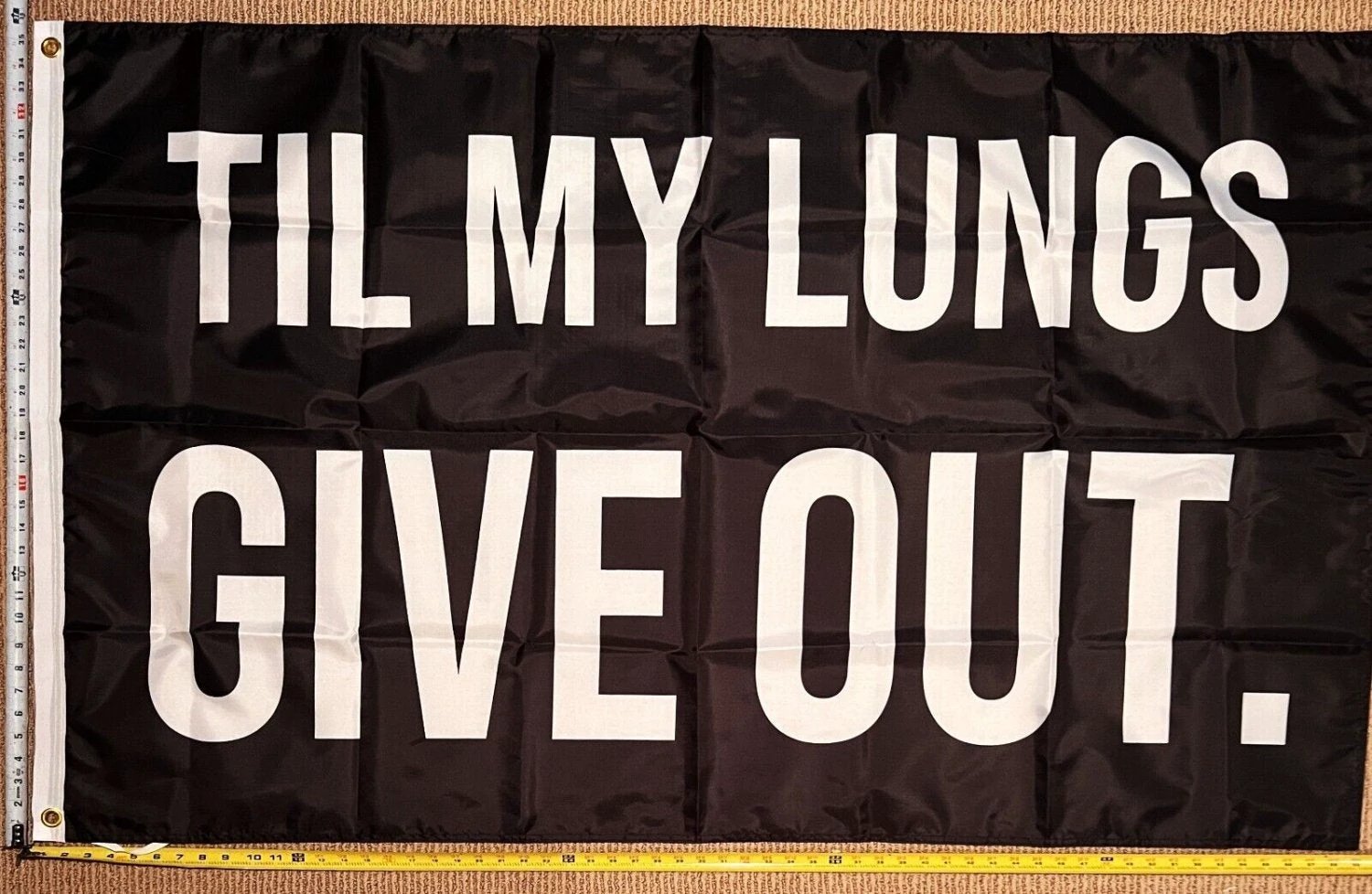Motivation Flag Nobody Cares Work Harder 14 Gym Banner Sign 3x5' by flagsjustdoit