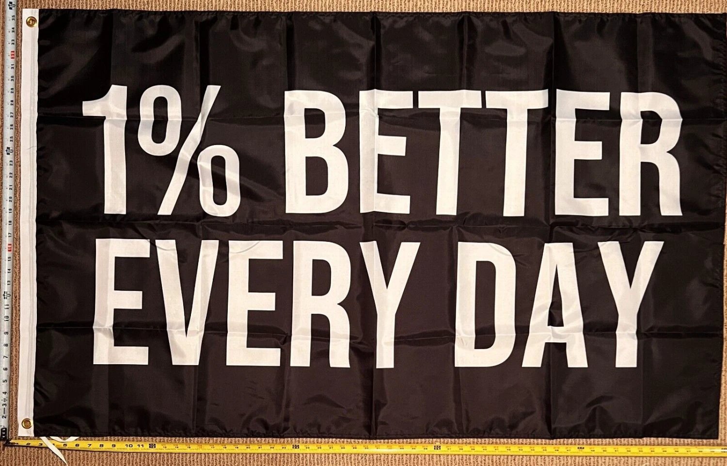 Motivation Flag Nobody Cares Work Harder 1 Gym Banner Sign 3x5' by flagsjustdoit