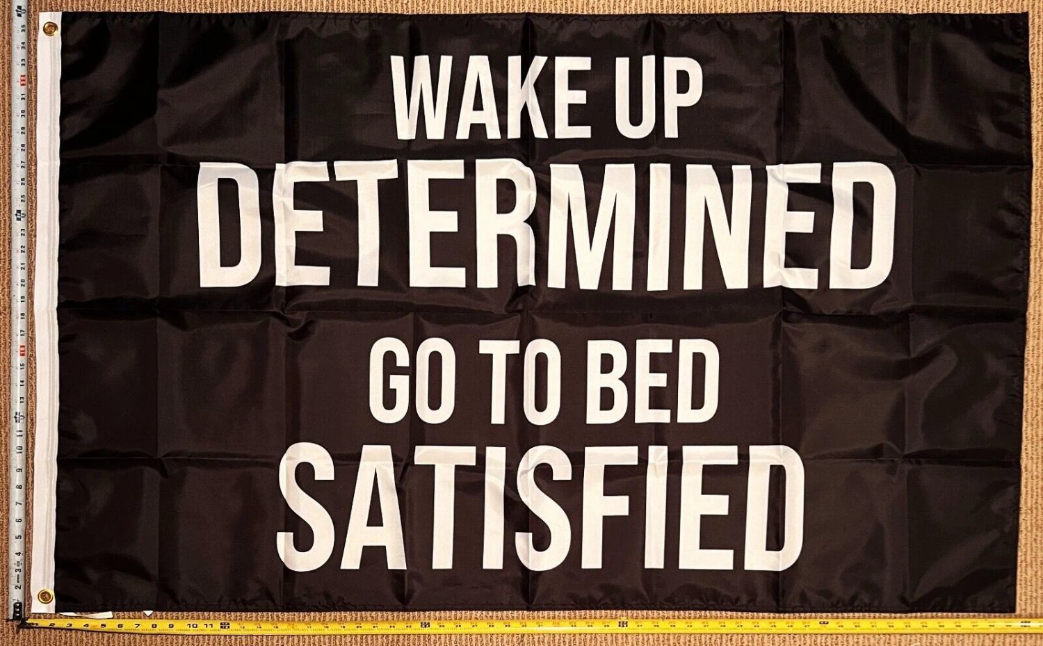 Motivation Flag Nobody Cares Work Harder 20 Gym Banner Sign 3x5' by flagsjustdoit